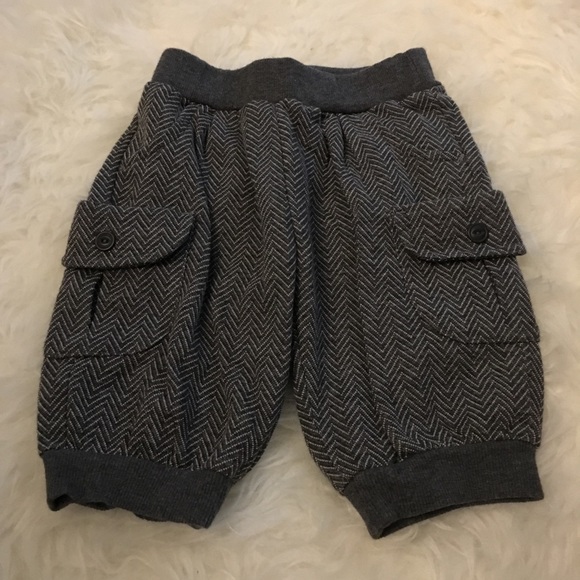 2T Boy Uniqlo Herringbone Jogger Shorts - Picture 2 of 5
